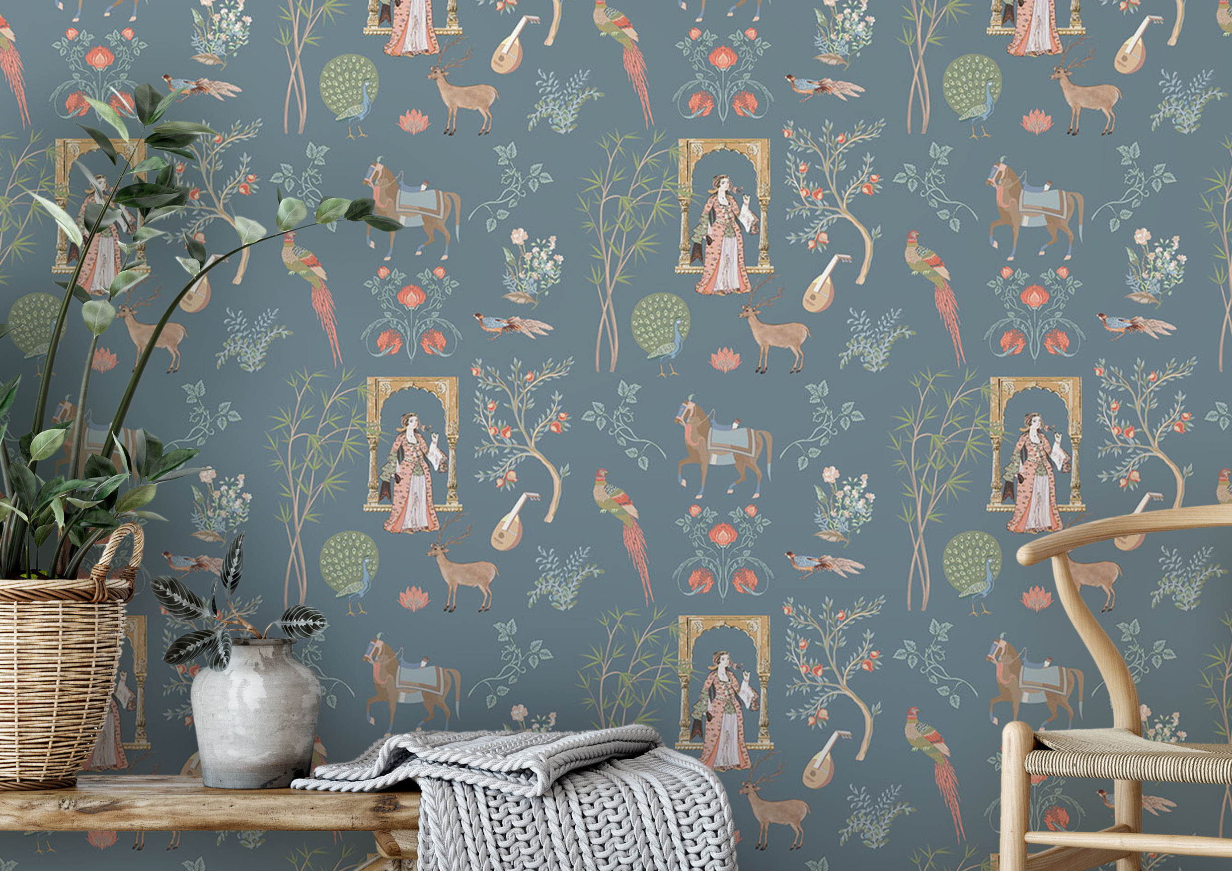 Carta da parati pattern
